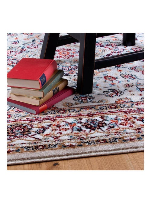 Tapis style orient rectangle en polyester Cauris - Kiabi