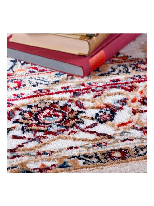 Tapis style orient rectangle en polyester Cauris - Kiabi