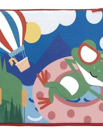 Tapis super doux pour la chambre La Grenouille avec lunettes de soleil 45x75cm