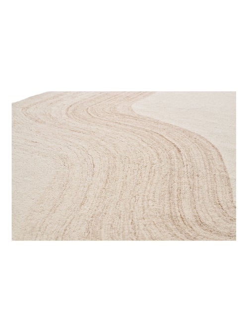 Tapis Surat - Tapis, tufté main, marron clair/ivoire 160x230 cm - Kiabi