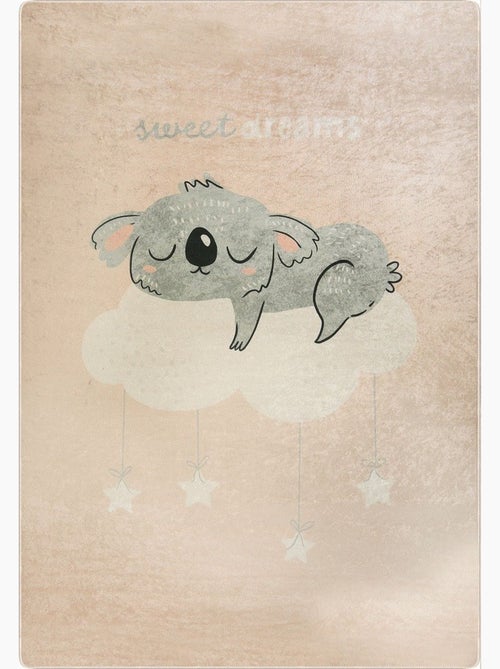 Tapis Sweat Dreams Rose - Kiabi