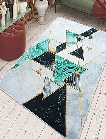 Tapis Symétrie Vert