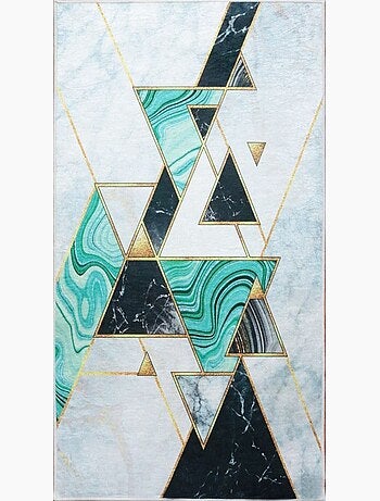 Tapis Symétrie Vert