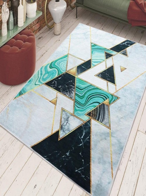 Tapis Symétrie Vert - Kiabi Tapis Symétrie Vert - Kiabi