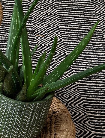 Tapis tissage en coton WOOV 'Deko&co'