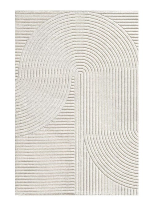 Tapis tissé à motif simple LYN9 B pour salon et chambre à coucher - Kiabi