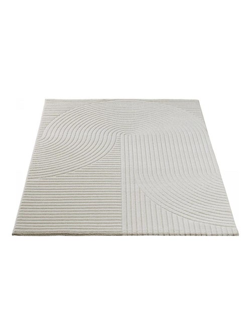 Tapis tissé à motif simple LYN9 B pour salon et chambre à coucher - Kiabi