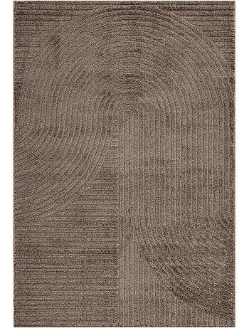Tapis tissé à motif simple lyn9 b pour salon et chambre à coucher