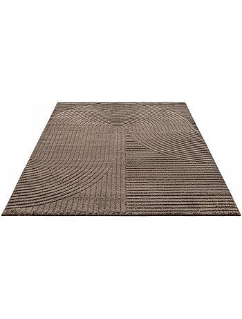 Tapis tissé à motif simple lyn9 b pour salon et chambre à coucher