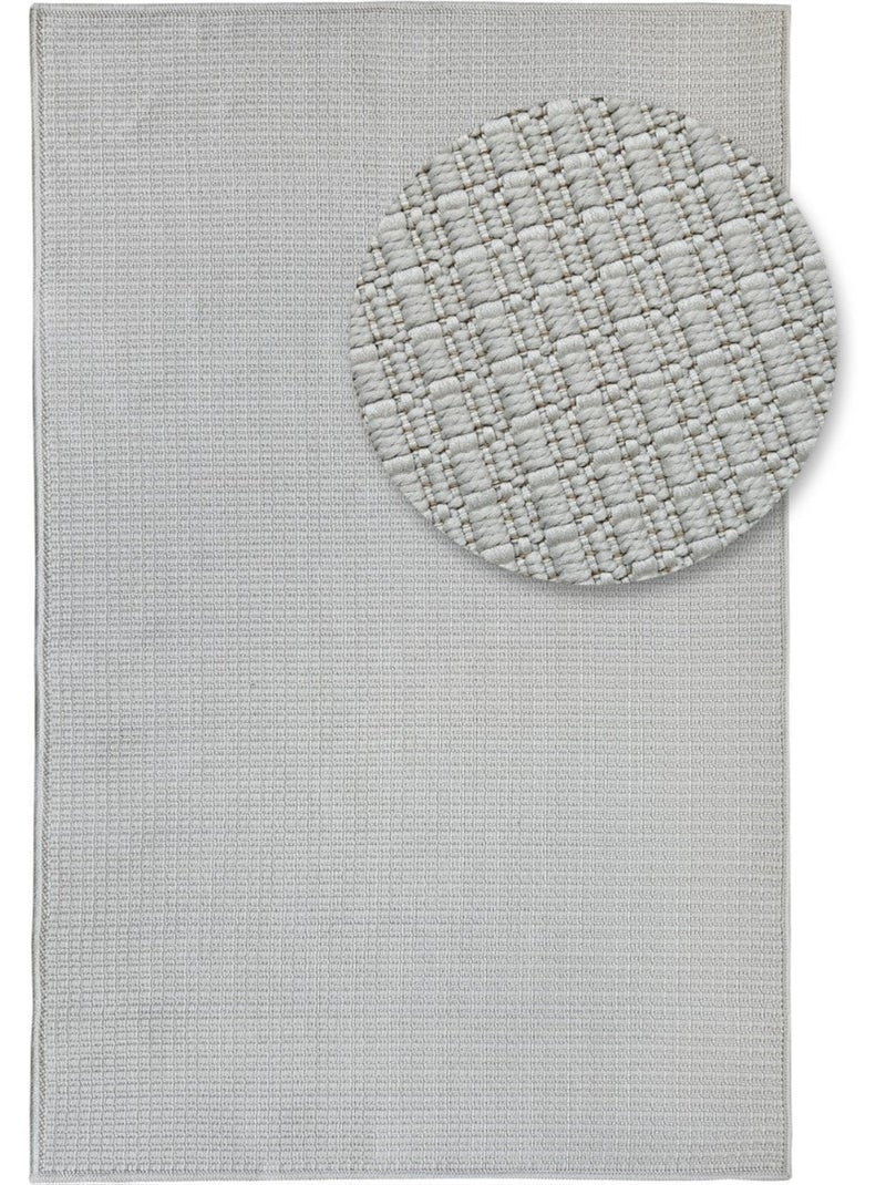 Tapis Tissé Effet Naturel - 120x170 / Crème Crème - Kiabi