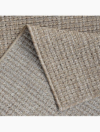 Tapis tissé effet naturel - crème - 120x170
