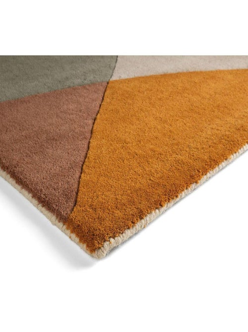 Tapis tissé main laine moderne abstrait Zaddig - Kiabi