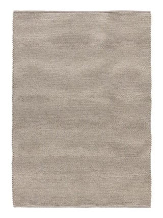 Tapis tissé main moderne rectangle uni Mana