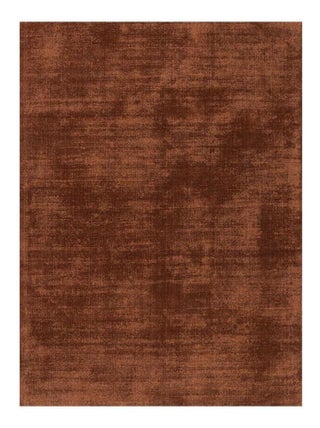 Tapis tissé main nylon recyclé uni moderne Linen