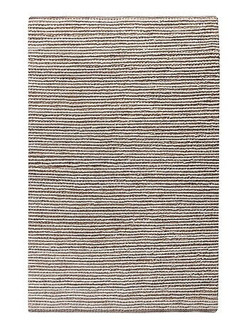 Tapis tissé main rayé marron et ivoire 160 x 230 - House Nordic