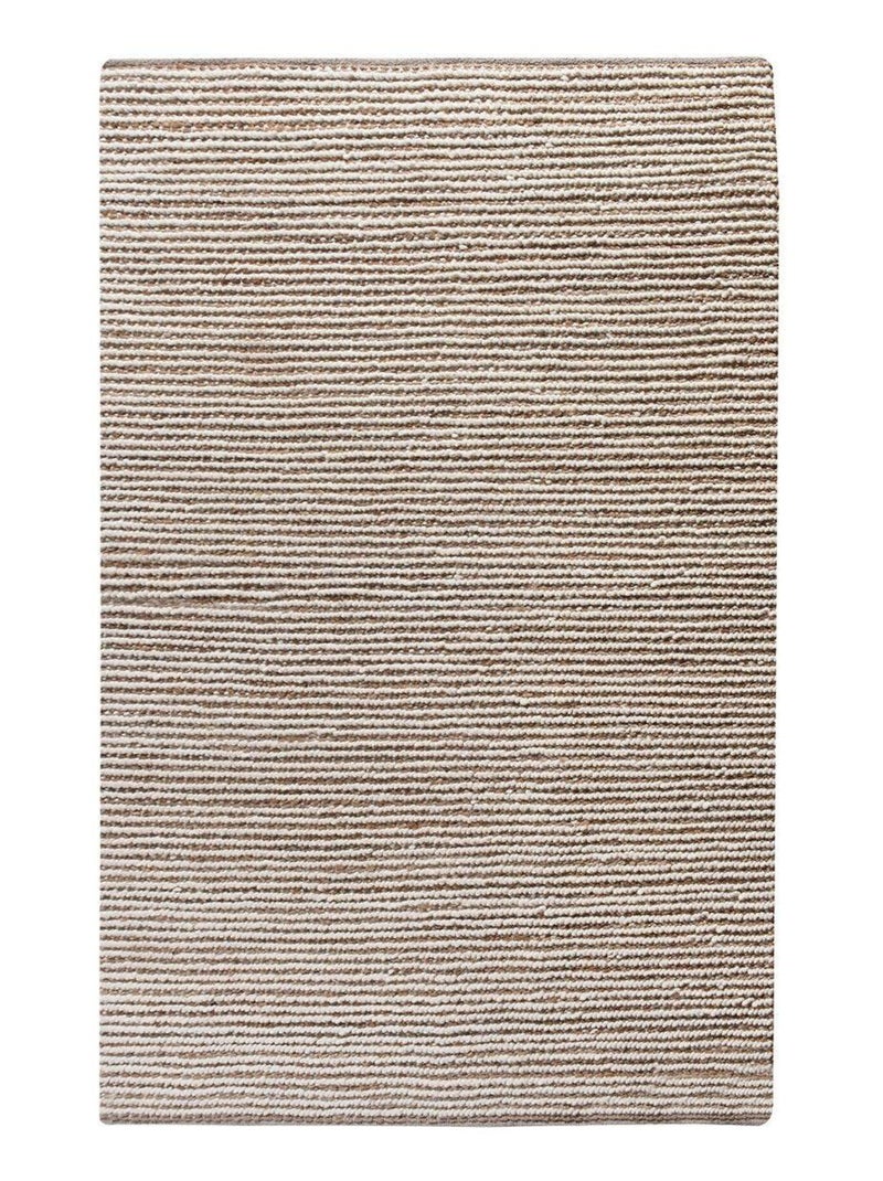 Tapis tissé main rayé marron et ivoire 160 x 230 - House Nordic Marron - Kiabi