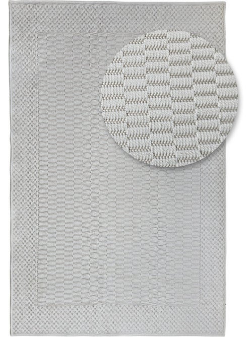 Tapis tissé Naturel - 120x170 / Crème - Kiabi