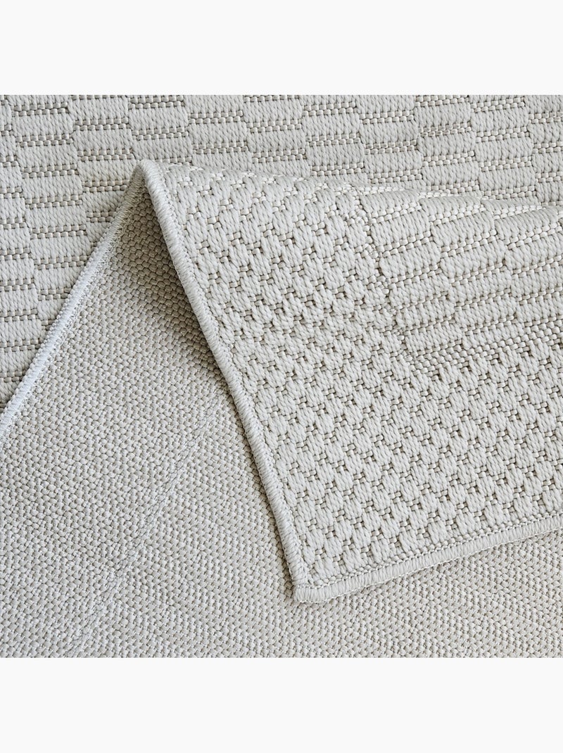 Tapis tissé Naturel Crème - Kiabi