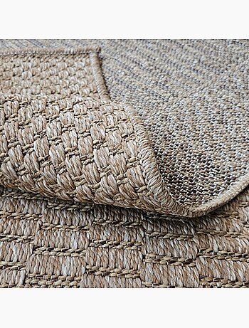 Tapis tissé Naturel