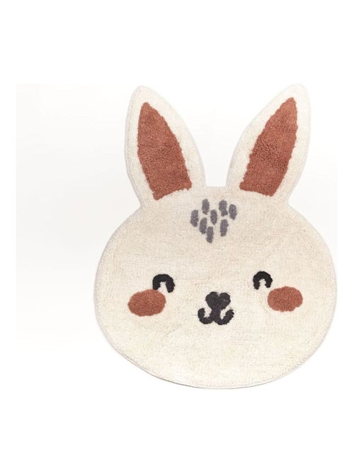 Tapis tufté animalier coton FUNNY - Kiabi