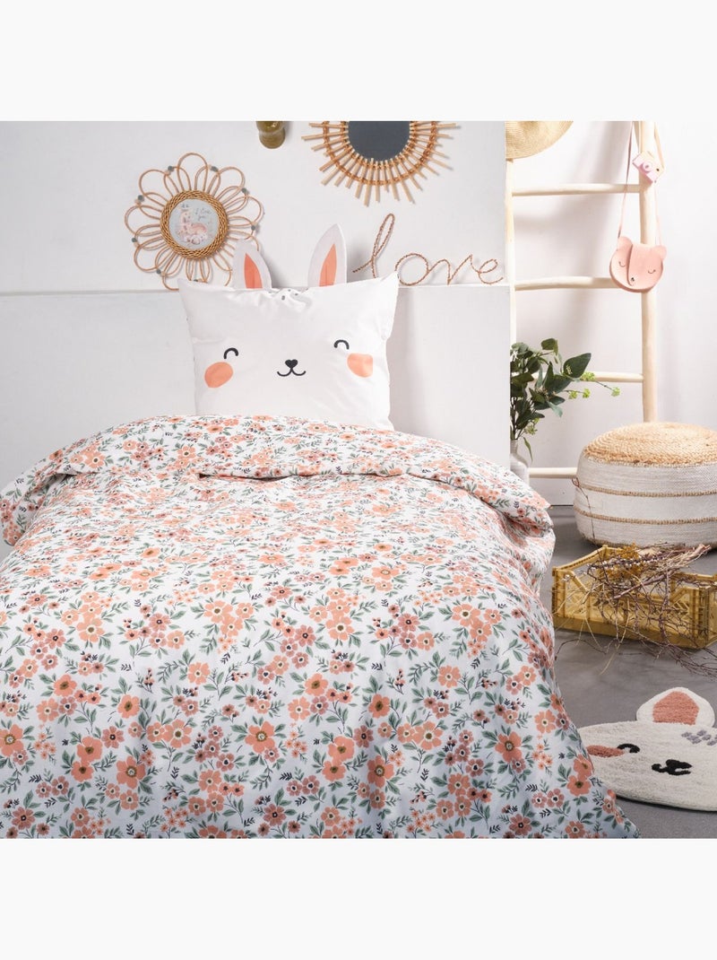 Tapis tufté animalier coton FUNNY Blanc - Kiabi