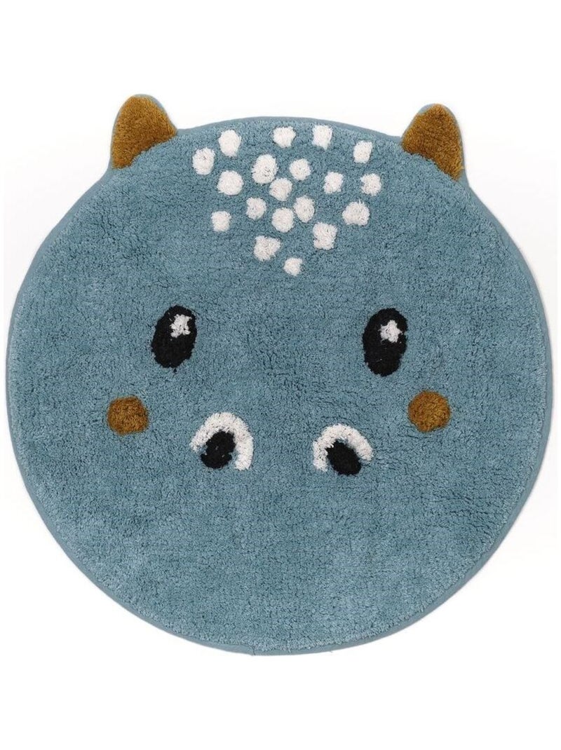 Tapis tufté animalier coton FUNNY Gris - Kiabi