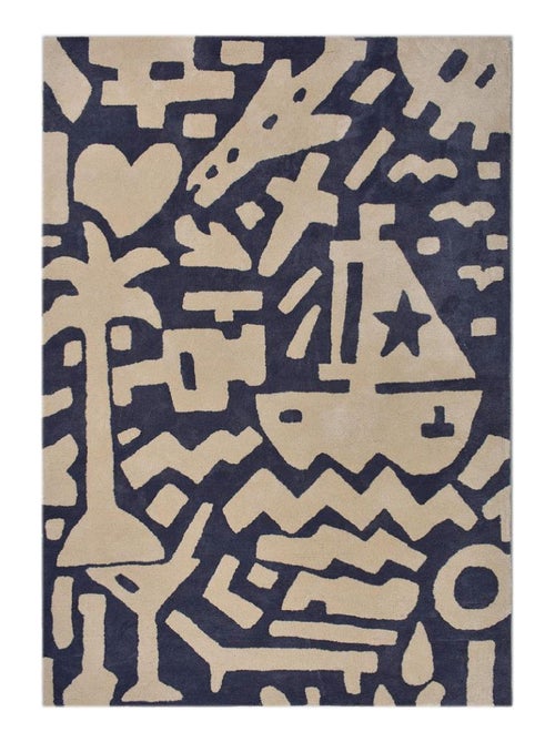 Tapis tufté en coton BYSEA 'Deko&co' - Kiabi