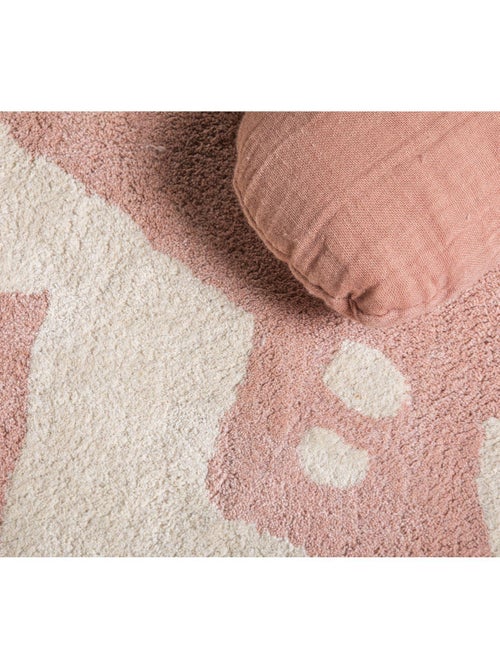 Tapis tufté en coton HERO 'Deko&co' - Kiabi