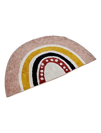 Tapis tufté enfant coton ARC EN CIEL