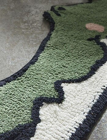 Tapis tufté enfant coton CROCODILE