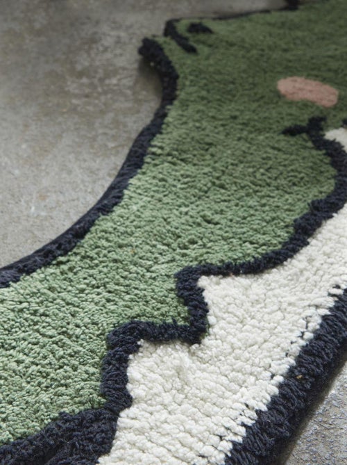 Tapis tufté enfant coton CROCODILE - Kiabi