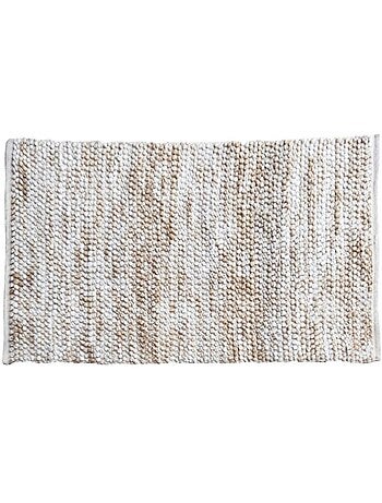 Tapis tufté main beige 140x80cm
