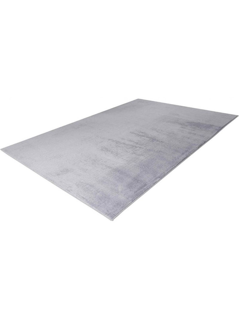 Tapis uni lavable en machine antidérapant Portimao Argenté - Kiabi