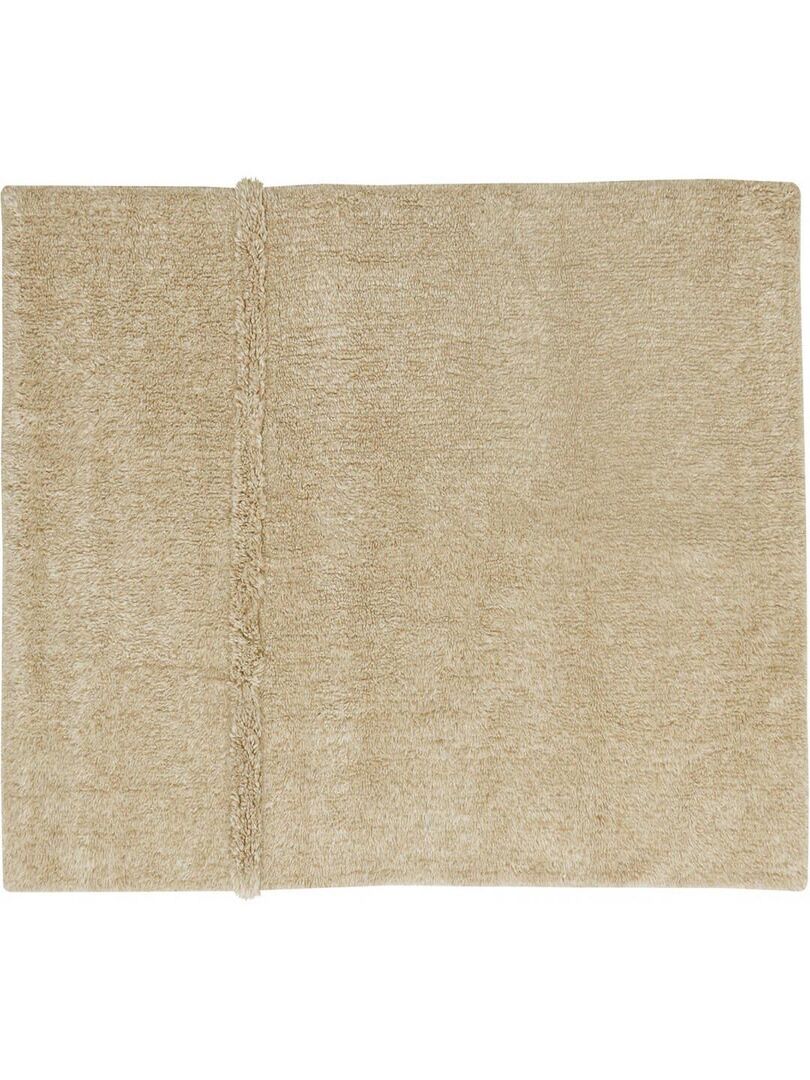 Tapis uni naturel en laine lavable en machine Tundra Beige - Kiabi