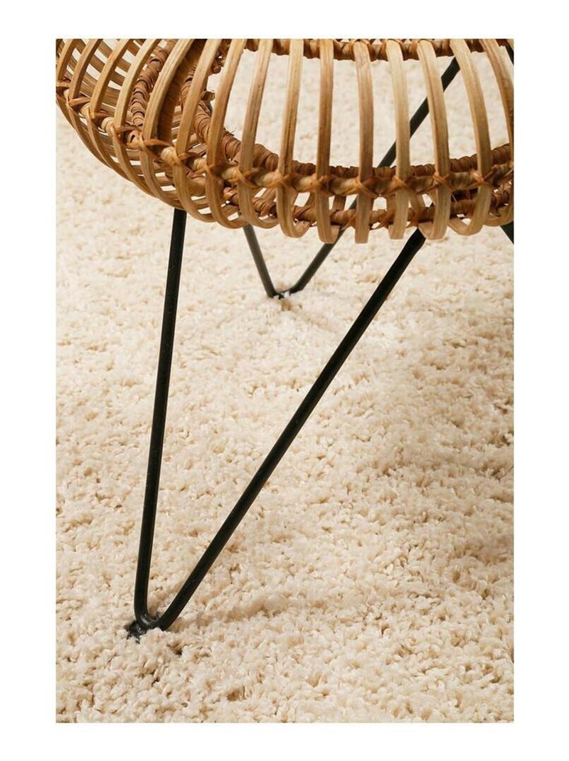 Tapis uni pour salon Studio zero Wecon Home Ecru - Kiabi