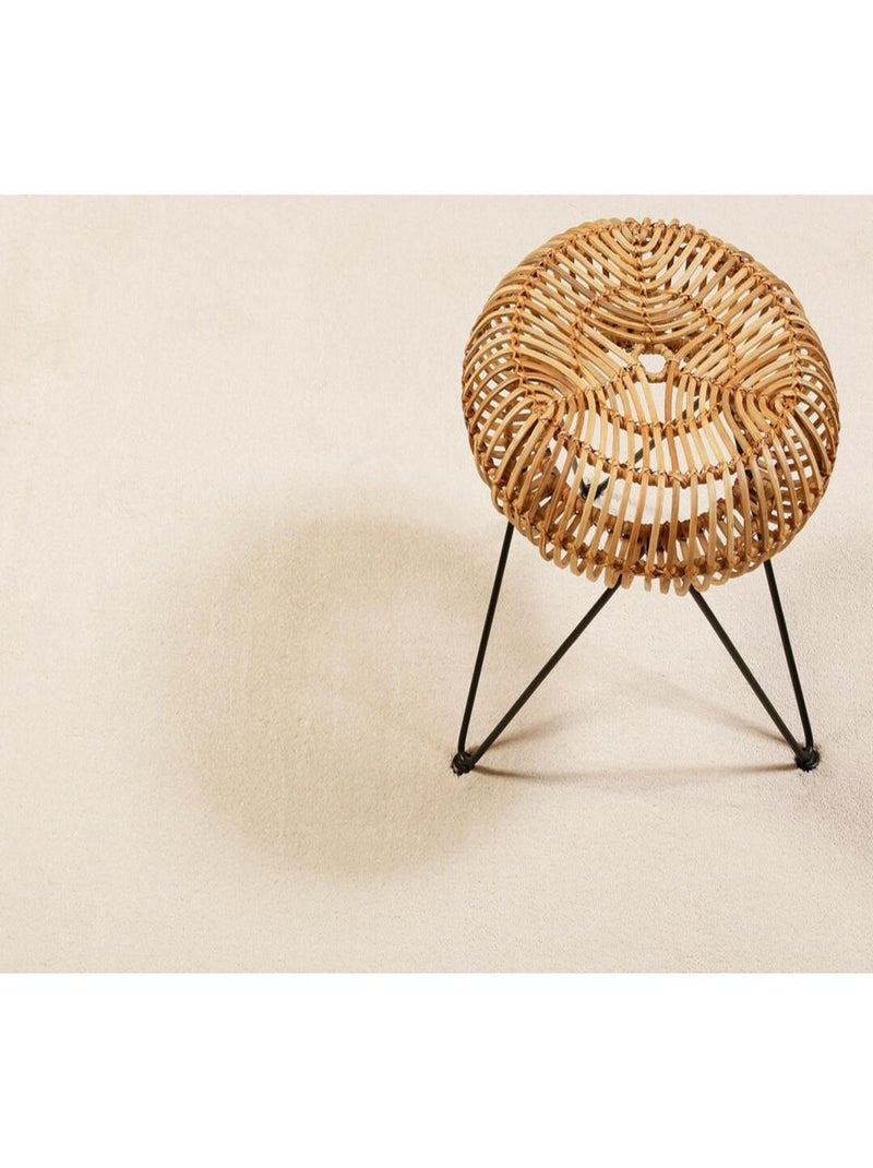 Tapis uni rectangle design Campus Esprit Beige - Kiabi