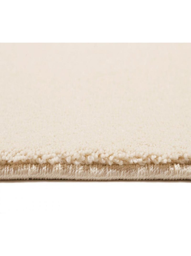 Tapis uni rectangle design Campus Esprit Beige - Kiabi