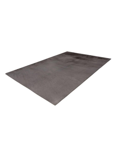 Tapis uni shaggy doux moderne Serena - Kiabi