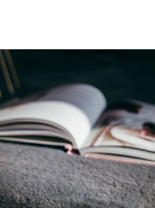 Tapis uni shaggy doux moderne Serena - Kiabi