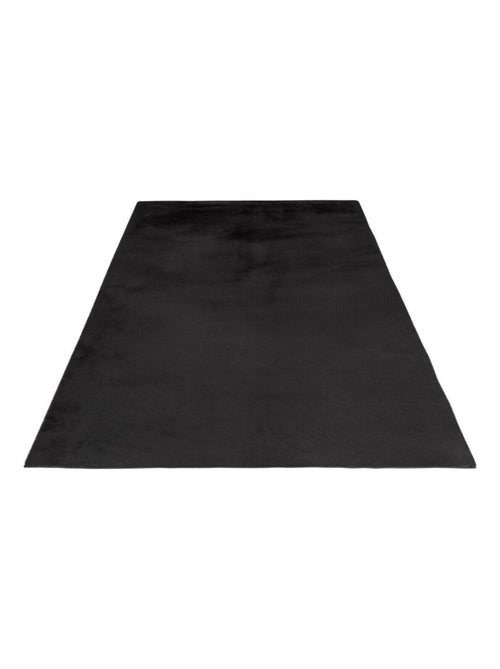 Tapis uni shaggy doux moderne Serena - Kiabi