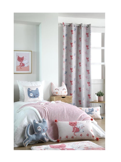Tapis velours 45 x 75 cm Les chats - Kiabi