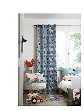 Tapis velours tom a la ferme