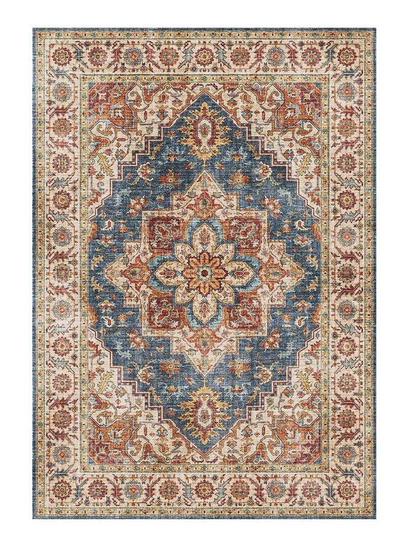 Tapis vintage beige rayé Kremin Beige - Kiabi