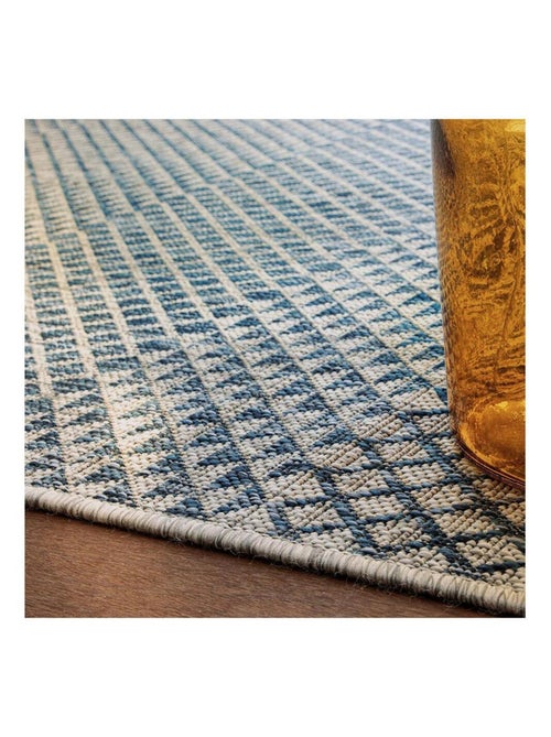 Tapis vintage géométrique en polypropyène Nordica - Kiabi