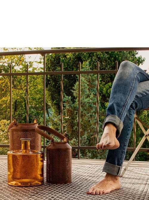 Tapis vintage géométrique en polypropyène Nordica - Kiabi