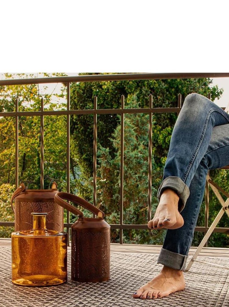 Tapis vintage géométrique en polypropyène Nordica Gris - Kiabi