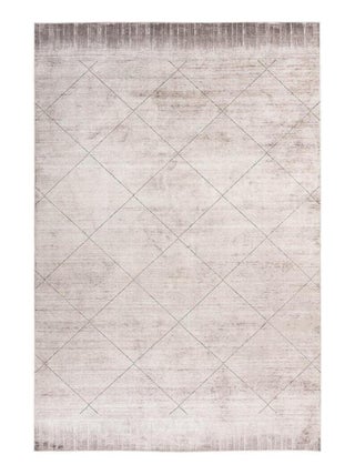 Tapis vintage gris en viscose Esteban