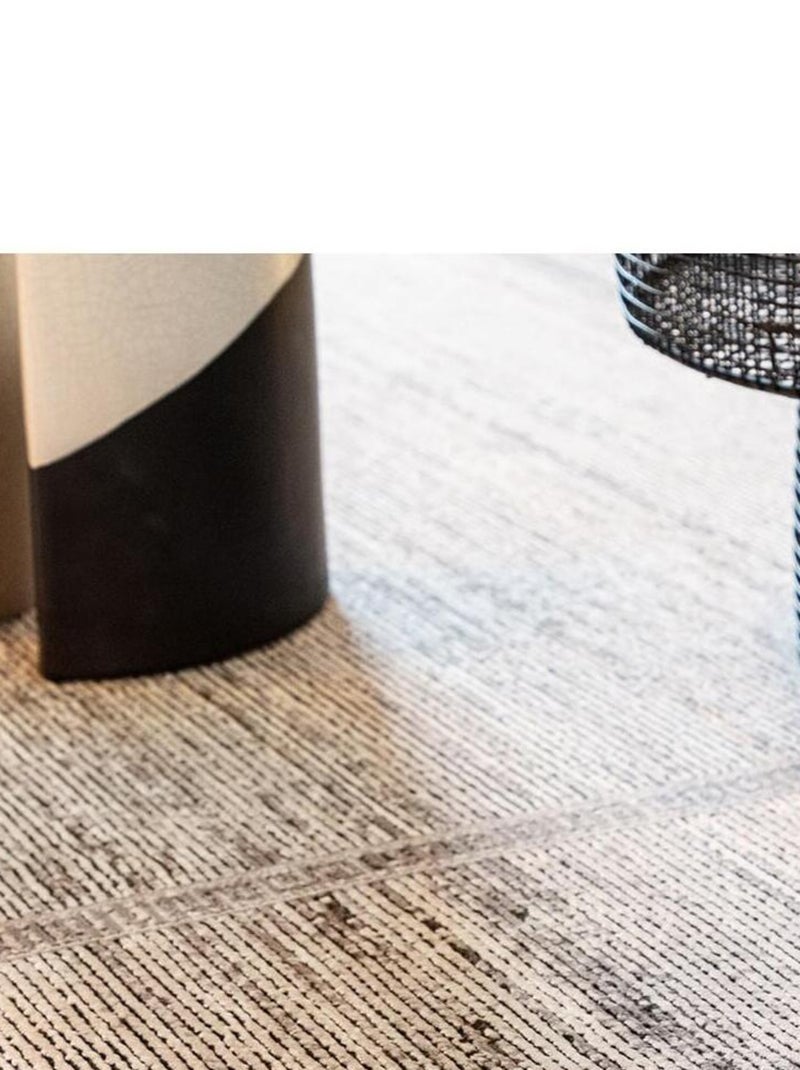 Tapis vintage gris en viscose Safir Gris - Kiabi