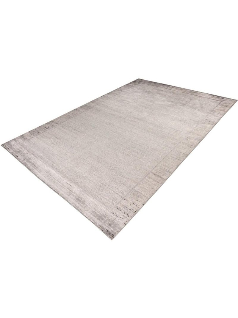 Tapis vintage gris en viscose Safir Gris - Kiabi