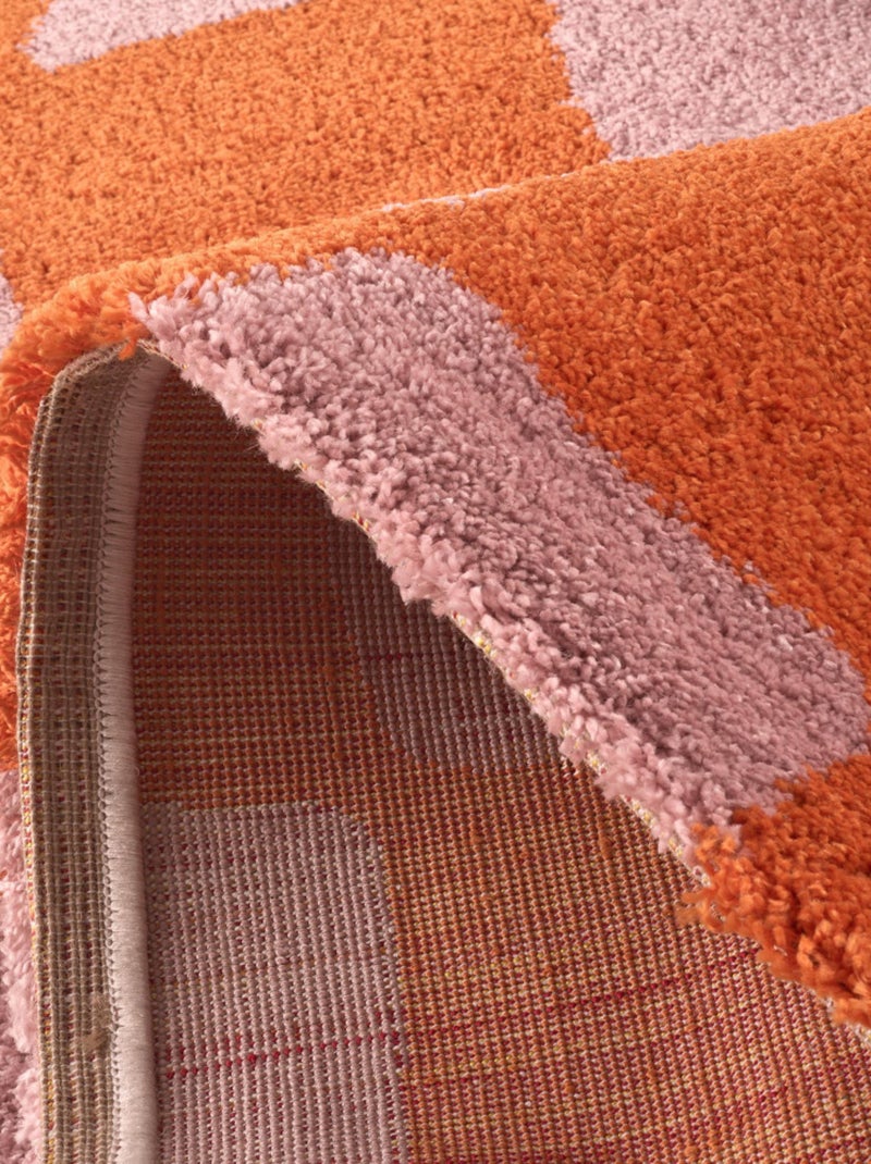 Tapis vintage Groovy Orange - Kiabi